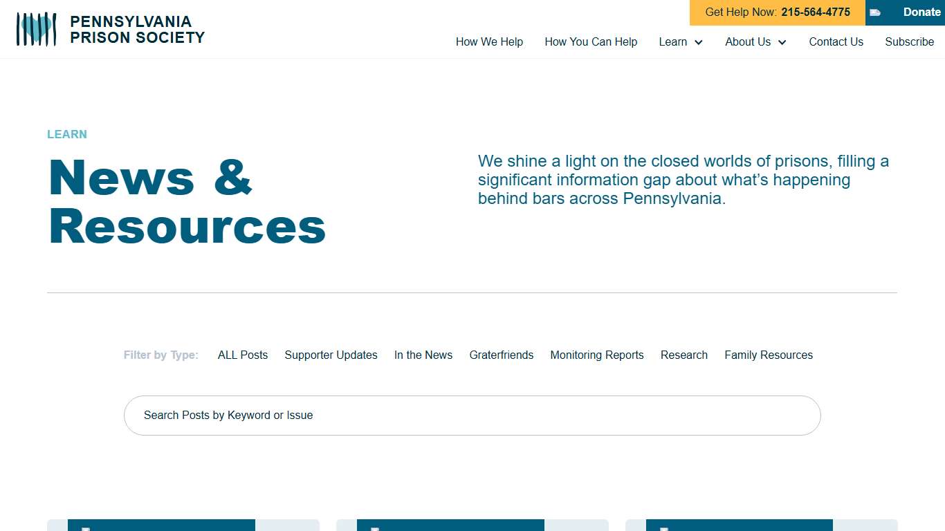 News and Resources Update